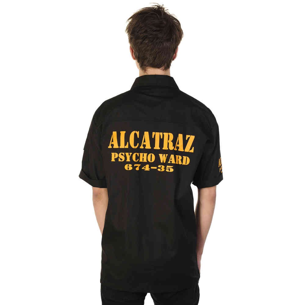 Banned - ALCATRAZ Bluse - Schwarz